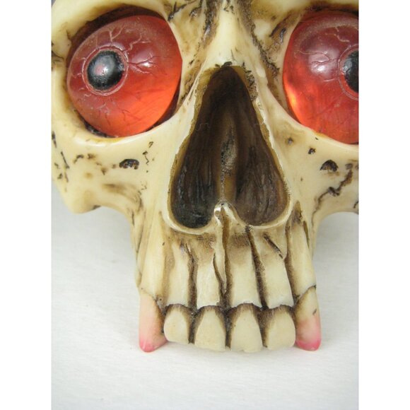 ACK Trading Horned Skull Light Up Halloween Decor Vintage 1997 - Picture 16 of 16